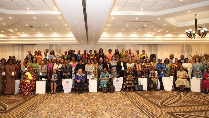 Women leaders from across the continent share experiences during the Information Sharing Session