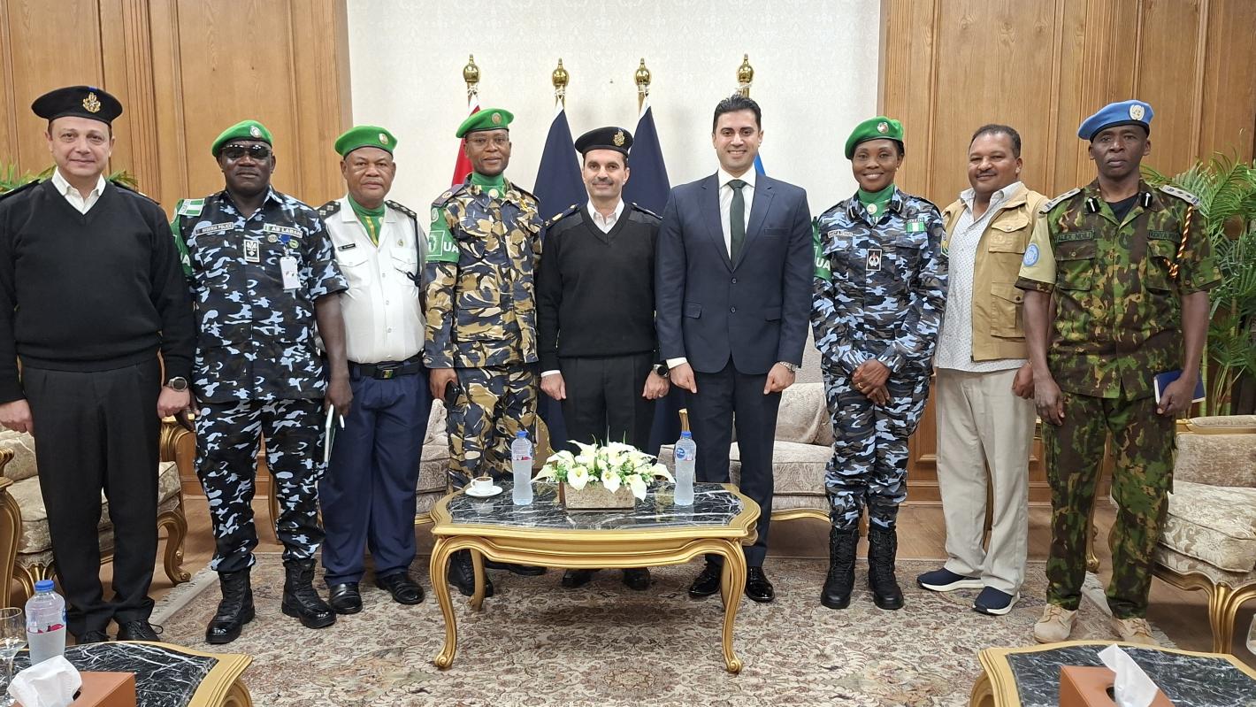 UNOAU supported AU led pre deployment verification of Egyptian military and police contingents for the African Union Mission in Somalia