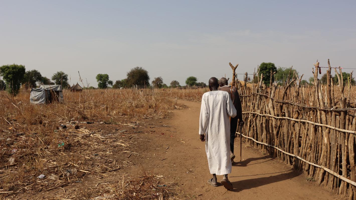 Picture of a man walking in Mangalla