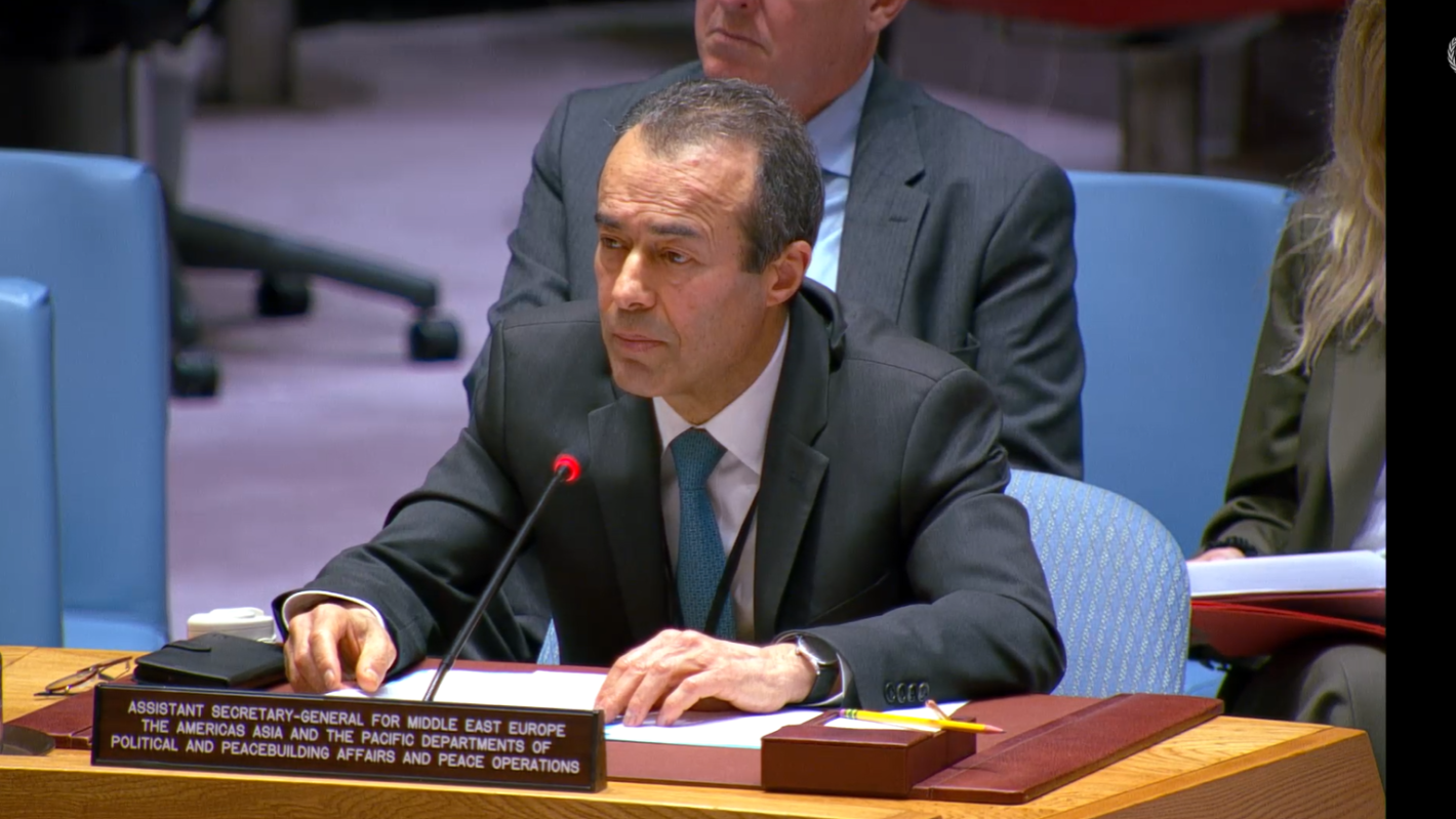 ASG Khiari briefs the Security Council