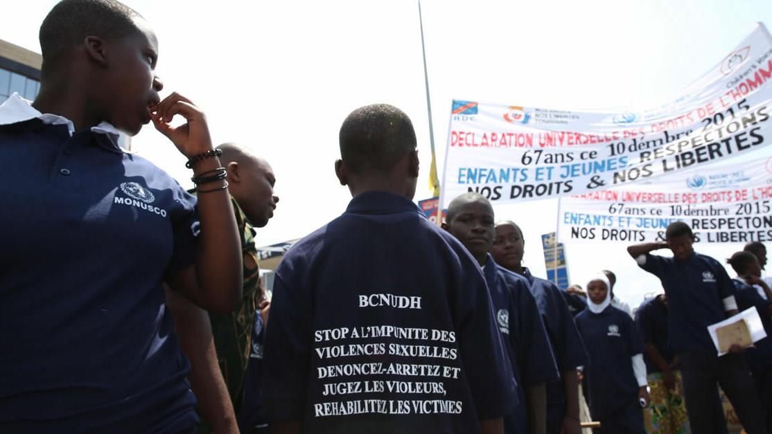 Human rights day rally