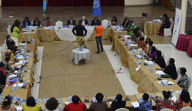 Participants at the Global Open Day event in Goma, eastern DRC, 31 January 2017 (Ph. MONUSCO/Alain Wandimoyi Kyalemaninwa)