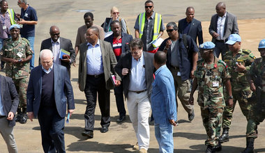Les garants de l’accord-cadre pour la paix, la sécurité  et la coopération visitent l’est de la rdc et renouvellent leur appui en faveur des opérations militaires conjointes menées par les FARDC ET LA MONUSCO contre les forces négatives