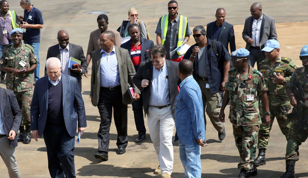 Les garants de l’accord-cadre pour la paix, la sécurité  et la coopération visitent l’est de la rdc et renouvellent leur appui en faveur des opérations militaires conjointes menées par les FARDC ET LA MONUSCO contre les forces négatives