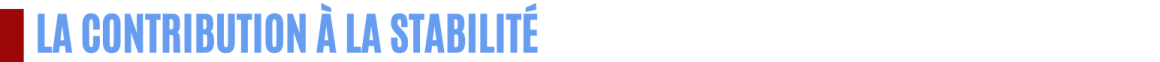 La contribution a la stabilite