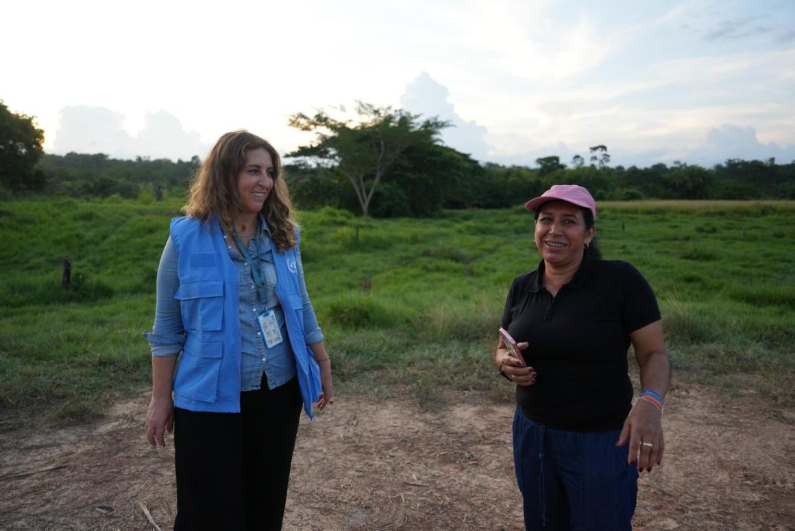 UNVMC colleague in Oripaya, Norte De Santander